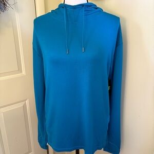 2/$20 NWT ATHLETIC WORKS Teal Blue Hoodie size S